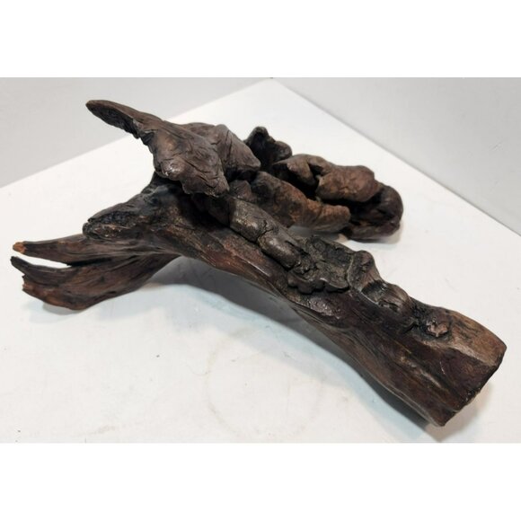 Vintage Petrified Wood Fossil Shaped Dinosaur Look? 11" by 10" by 6.5" - Picture 2 of 16